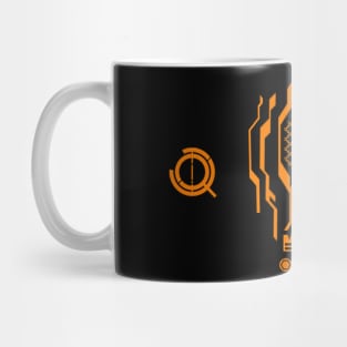 Kombat Style Yelow Darck 2 Mug